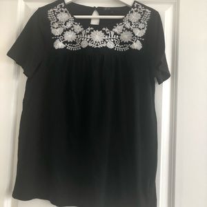 Embroidered top